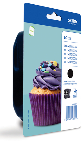 BROTHER CONSUMIBLES DE IMPRESIÓN LC123BKBP BROTHER CONSUMIBLES DE IMPRESIÓN LC123BKBP