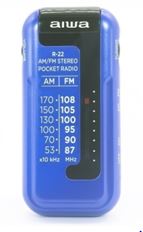 AIWA R TRANSISTOR R22BL AZUL