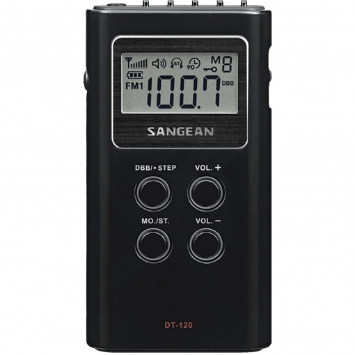 SANGEAN R TRANSISTOR DT120B NEGRO